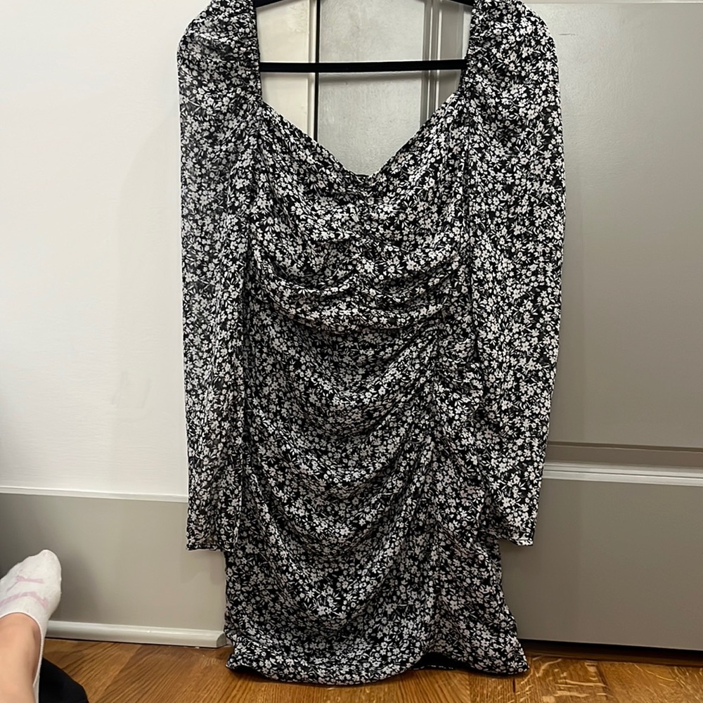 ASTR the label ruched dress